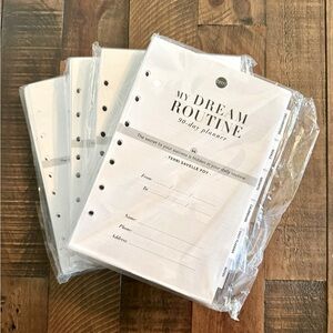 One year of planner pages